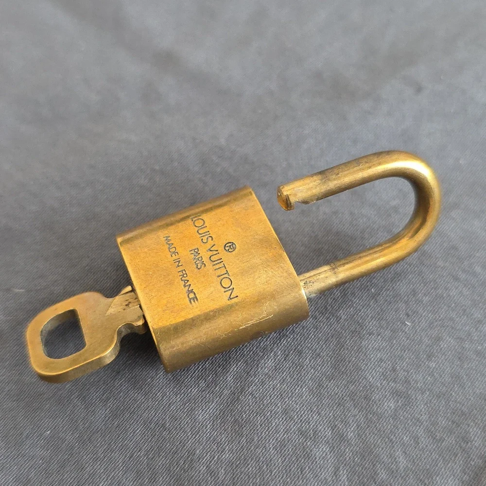 Louis Vuitton Gold-Tone Lock And Key # 307